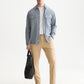 White Smoke חולצה מכופתרת משובצת לגברים Corduroy Checked SCOTCH & SODA