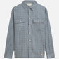 Light Slate Gray חולצה מכופתרת משובצת לגברים Corduroy Checked SCOTCH & SODA