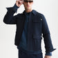 Lavender ג'קט מרופד לגברים Utility Wool Lined SCOTCH & SODA