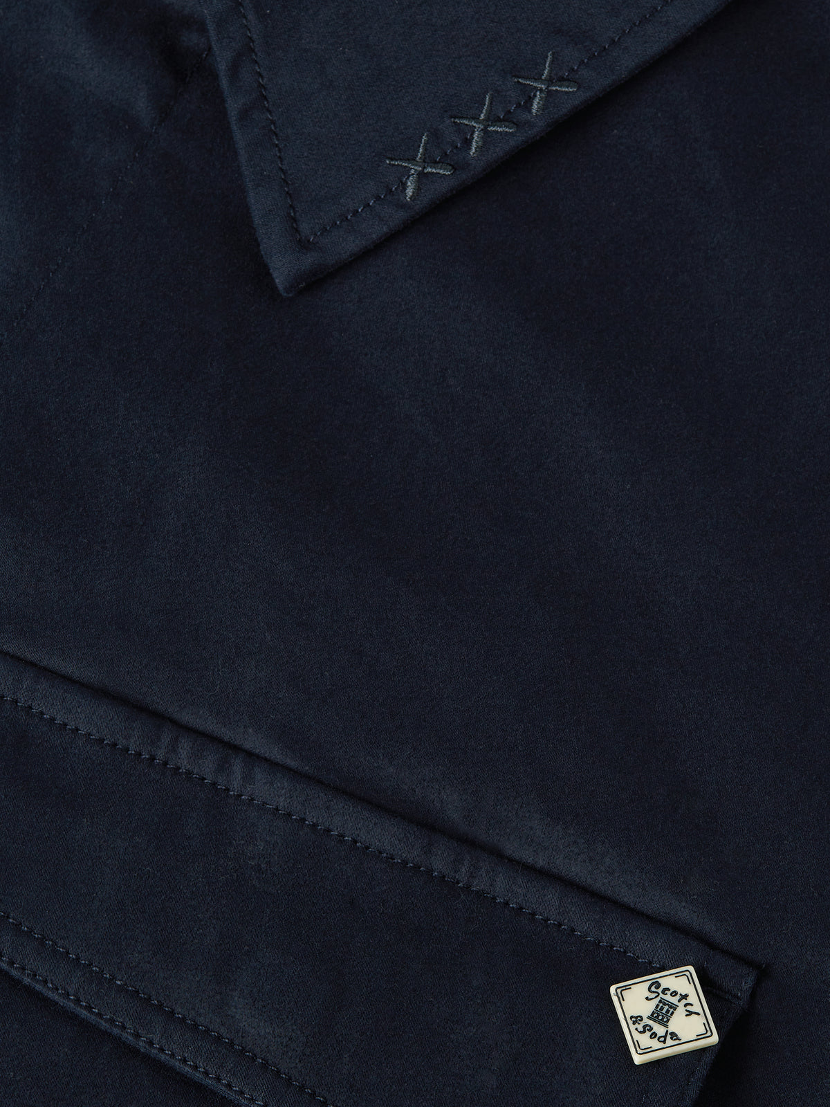 Black ג'קט מרופד לגברים Utility Wool Lined SCOTCH & SODA