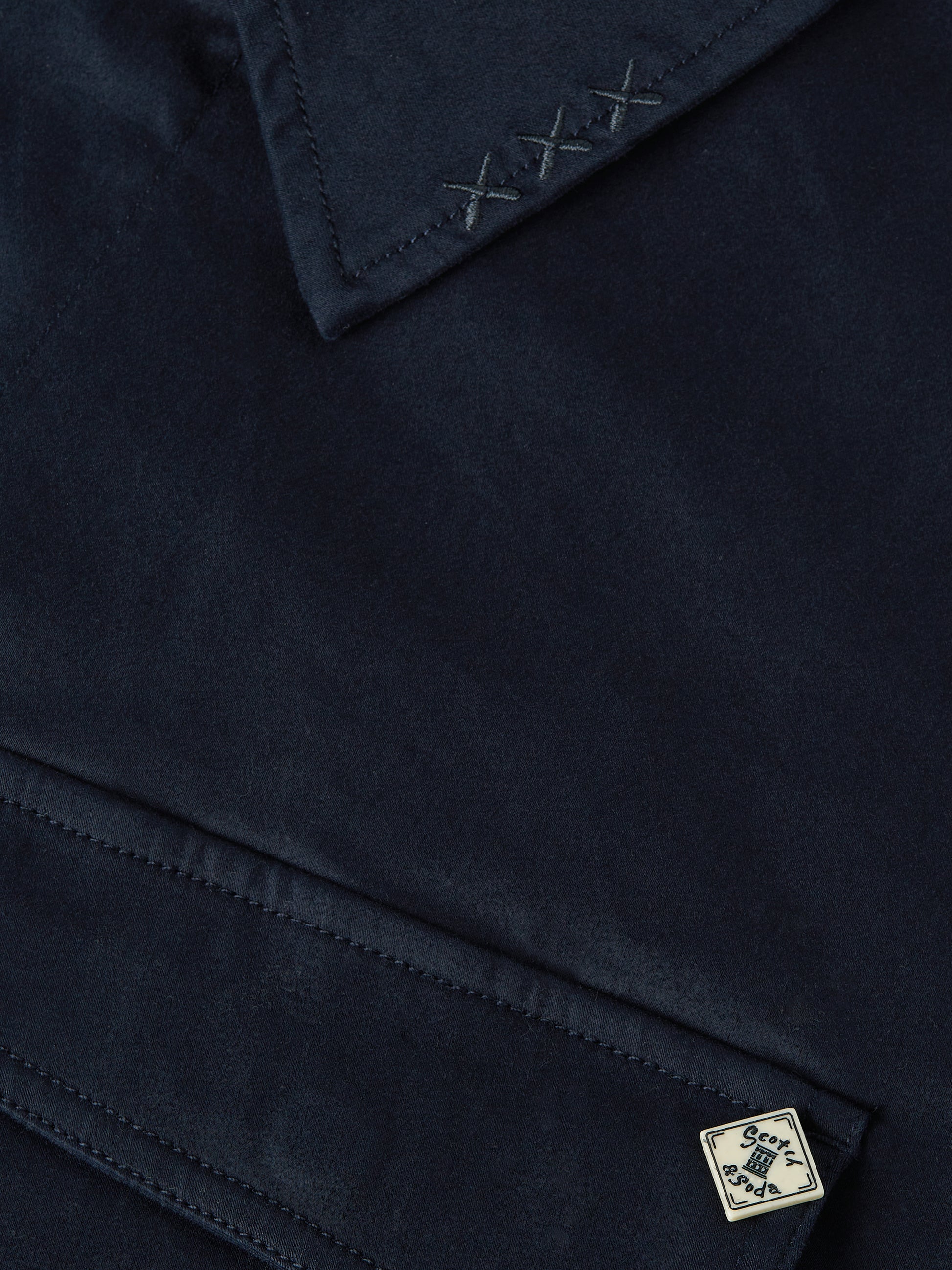 Black ג'קט מרופד לגברים Utility Wool Lined SCOTCH & SODA