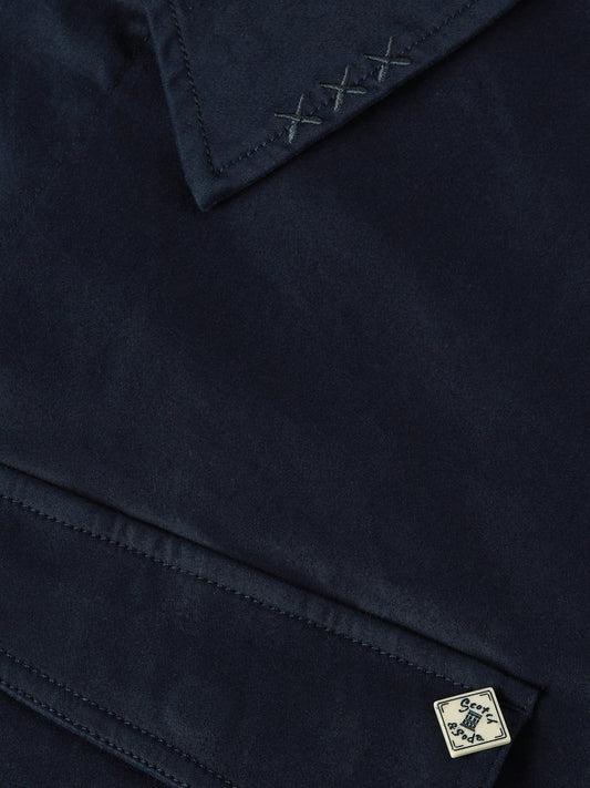 Black ג'קט מרופד לגברים Utility Wool Lined SCOTCH & SODA