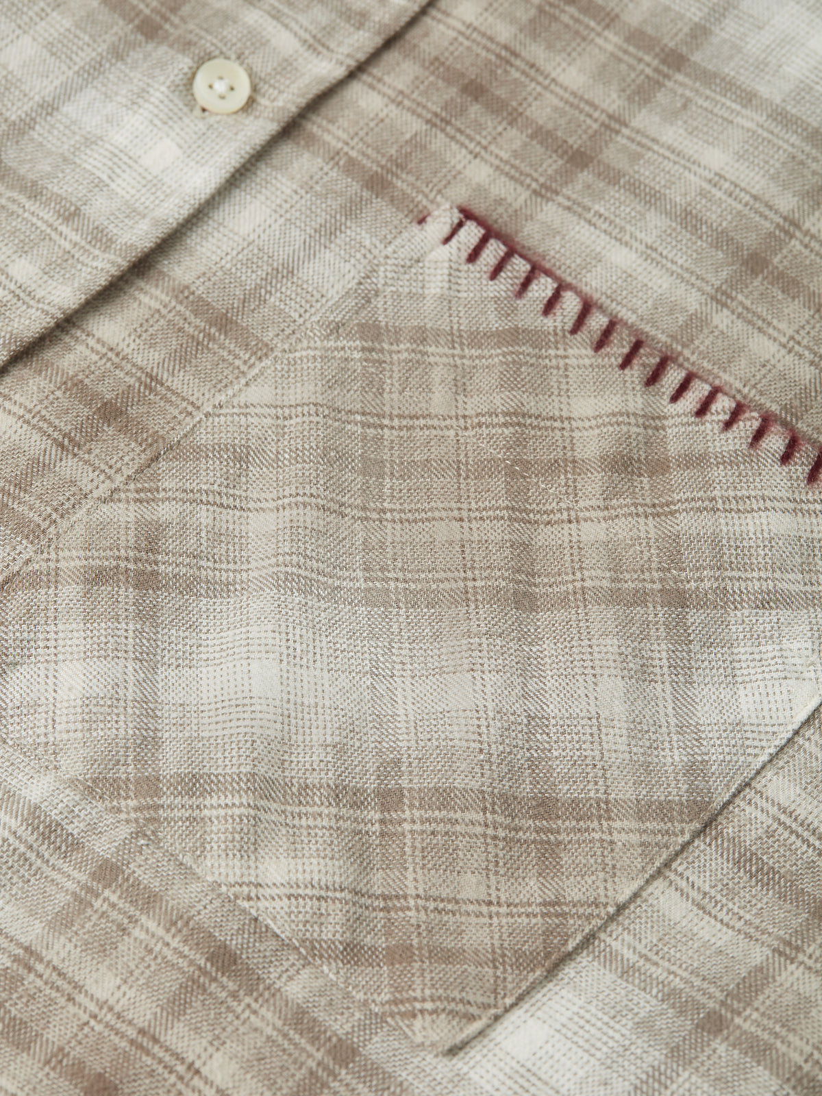 Dark Gray חולצה מכופתרת פלנל לגברים Flannel Checked SCOTCH & SODA