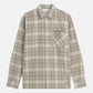 Dark Gray חולצה מכופתרת פלנל לגברים Flannel Checked SCOTCH & SODA