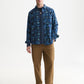 White Smoke חולצה מכופתרת ז'קארד לגברים Jacquard Relaxed SCOTCH & SODA
