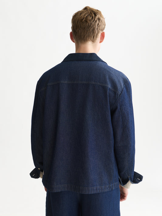 White Smoke ג'קט דנים לגברים Denim Workwear SCOTCH & SODA