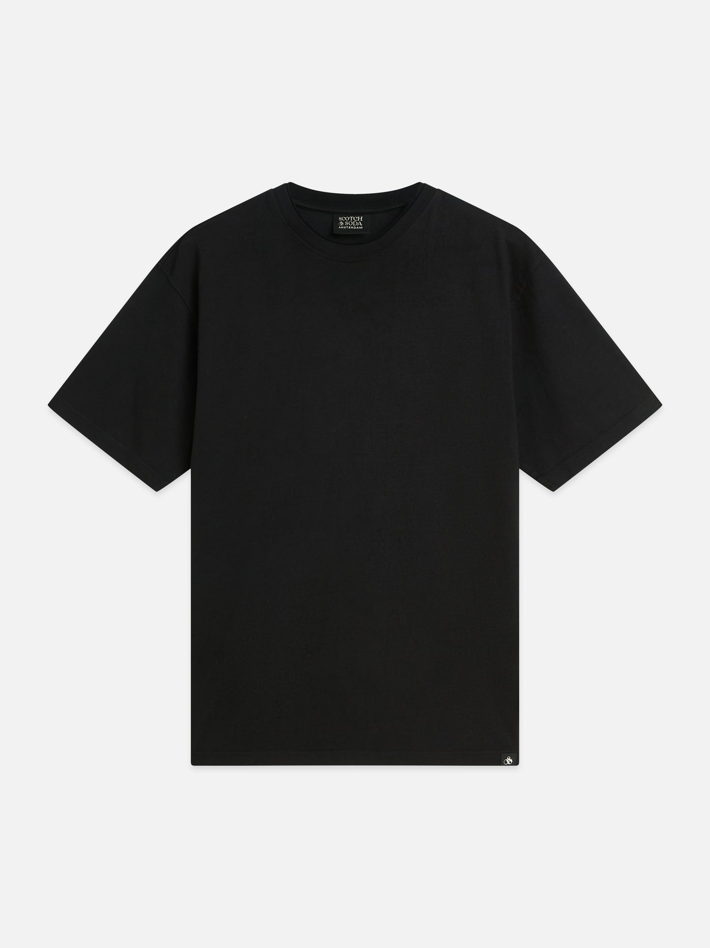 Black טי שירט קצרה לגברים 3 Crosses SCOTCH & SODA