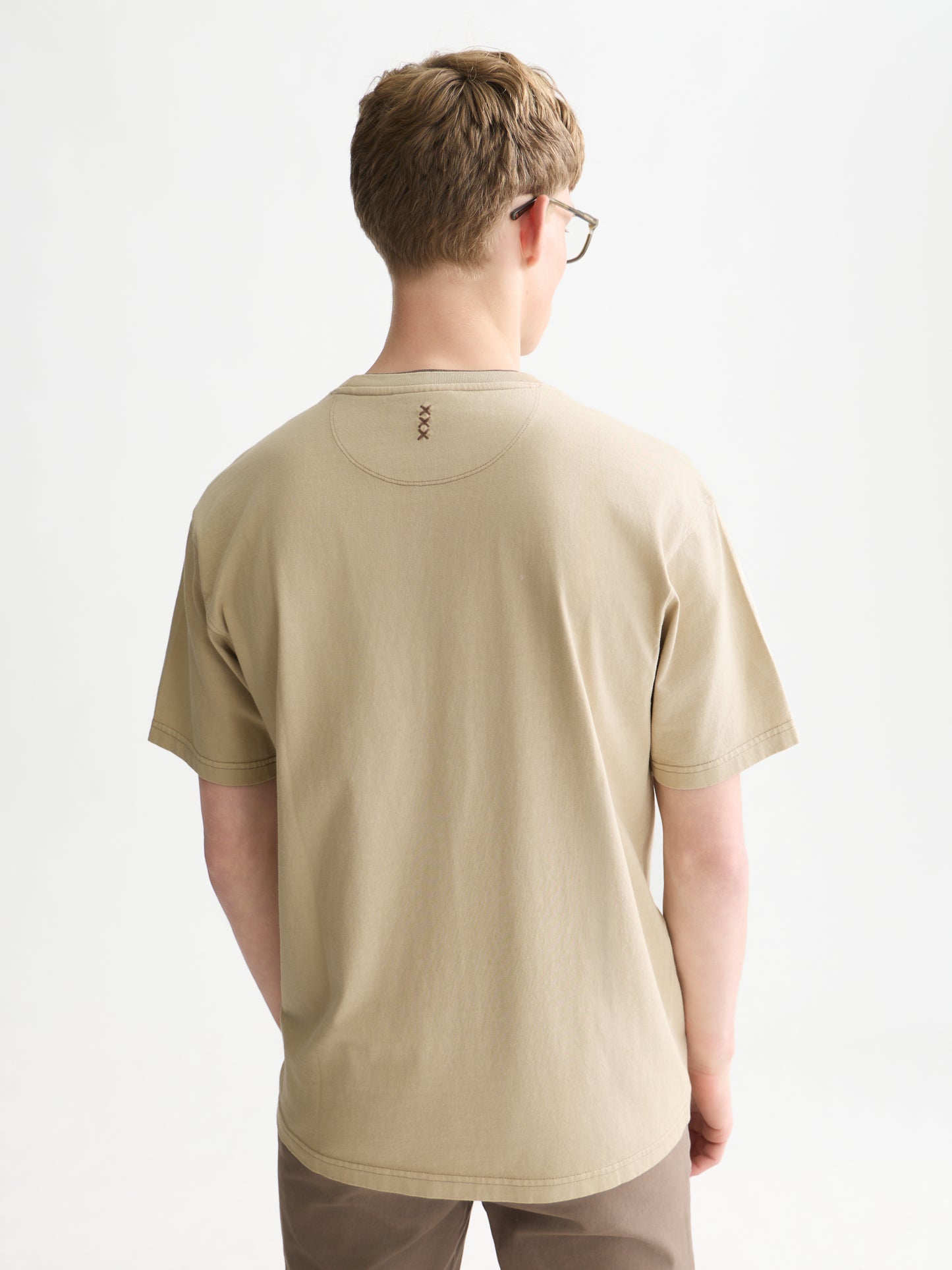 White Smoke טי שירט קצרה לגברים 3 Crosses SCOTCH & SODA