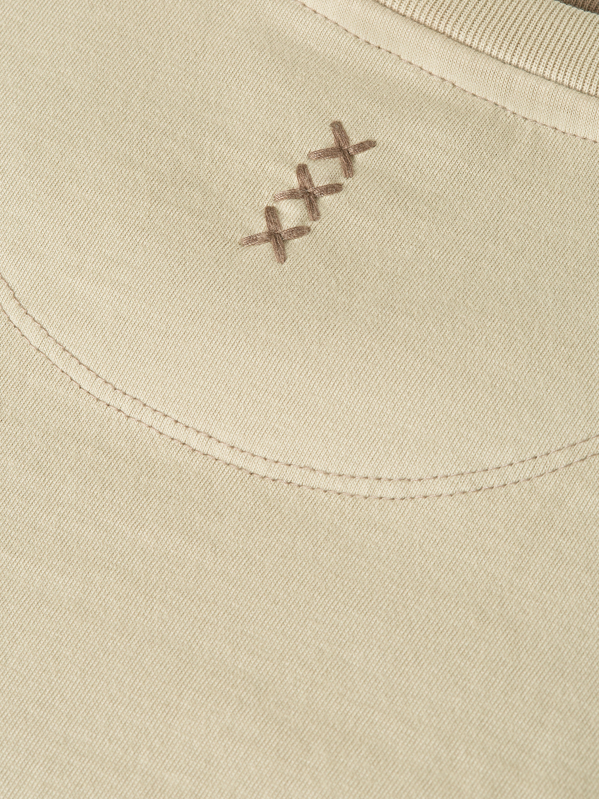 Tan טי שירט קצרה לגברים 3 Crosses SCOTCH & SODA