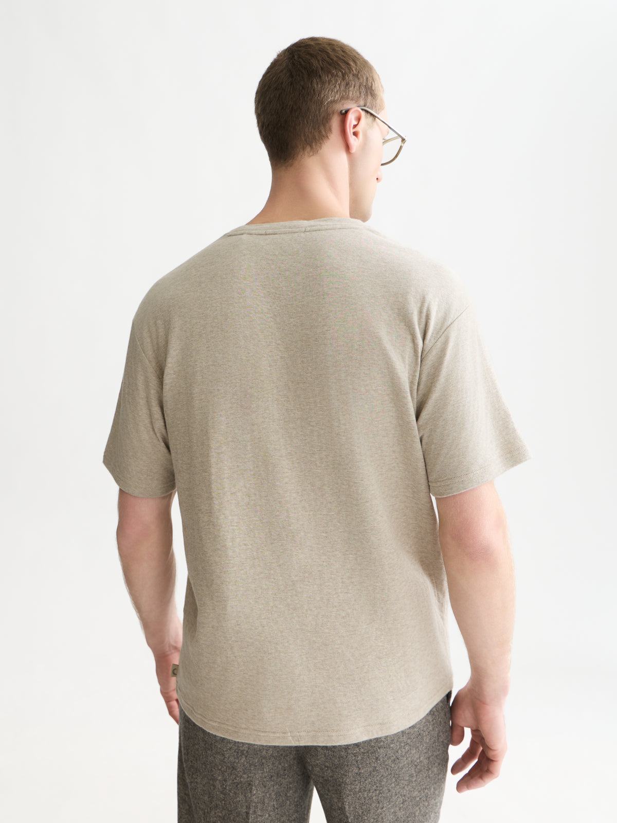 White Smoke טי שירט קצרה לגברים Bonded Artwork SCOTCH & SODA