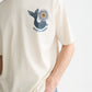 White Smoke טי שירט קצרה לגברים Front And Back Artwork SCOTCH & SODA