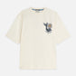 Antique White טי שירט קצרה לגברים Front And Back Artwork SCOTCH & SODA