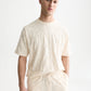 Seashell טי שירט קצרה לגברים Jacquard SCOTCH & SODA