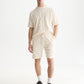 White Smoke טי שירט קצרה לגברים Jacquard SCOTCH & SODA