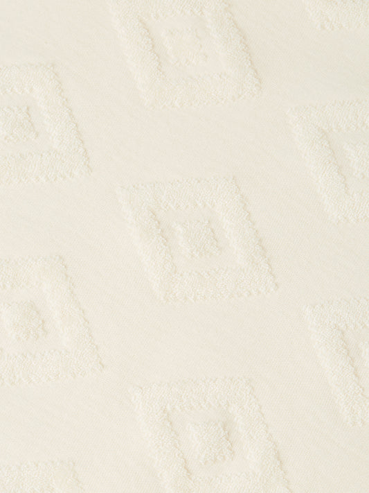 Antique White טי שירט קצרה לגברים Jacquard SCOTCH & SODA