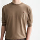 White Smoke טי שירט ארוכה לגברים Embroidered Logo SCOTCH & SODA