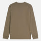 Dim Gray טי שירט ארוכה לגברים Embroidered Logo SCOTCH & SODA