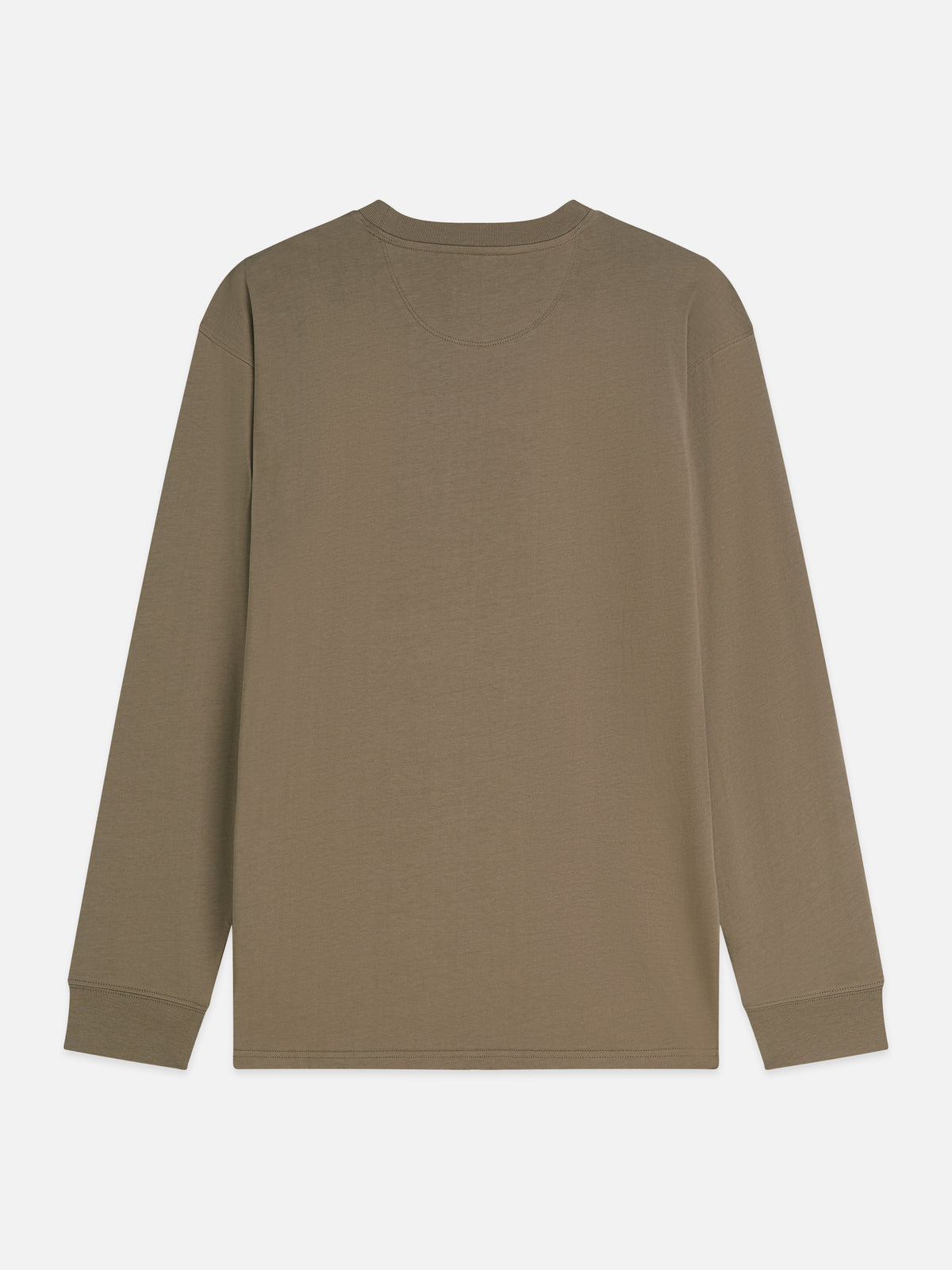 Dim Gray טי שירט ארוכה לגברים Embroidered Logo SCOTCH & SODA