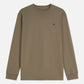 Dim Gray טי שירט ארוכה לגברים Embroidered Logo SCOTCH & SODA