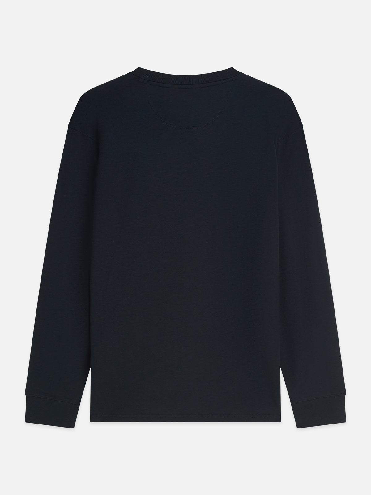 Dark Slate Gray טי שירט ארוכה לגברים Embroidered Logo SCOTCH & SODA