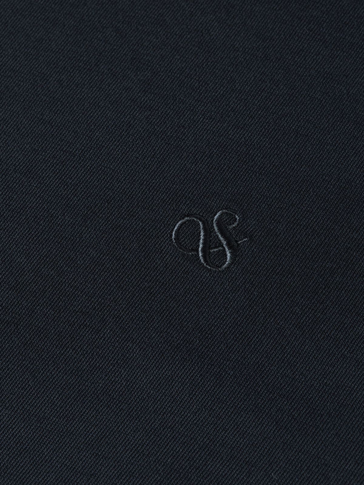 Black טי שירט ארוכה לגברים Embroidered Logo SCOTCH & SODA