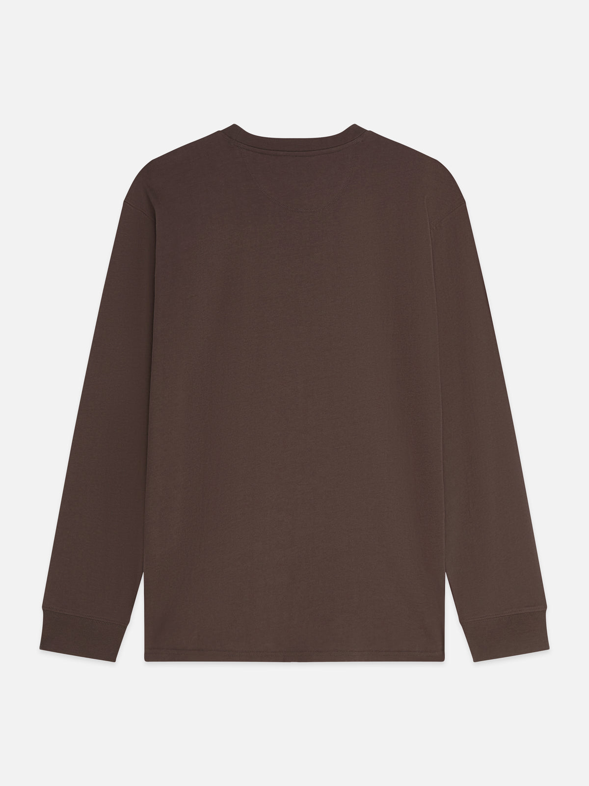Dark Slate Gray טי שירט ארוכה לגברים Embroidered Logo SCOTCH & SODA