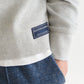 Light Gray טי שירט ארוכה לגברים Waffle SCOTCH & SODA