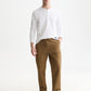 White Smoke טי שירט ארוכה לגברים Henley Slub SCOTCH & SODA