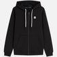 Black קפוצ'ון לגברים Logo Badge Zip-Through SCOTCH & SODA