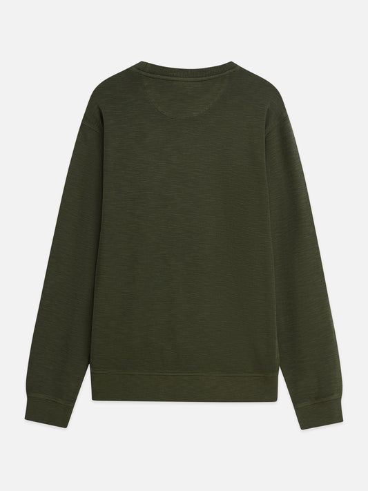 Dark Slate Gray סווטשירט לגברים Garment-Dye SCOTCH & SODA