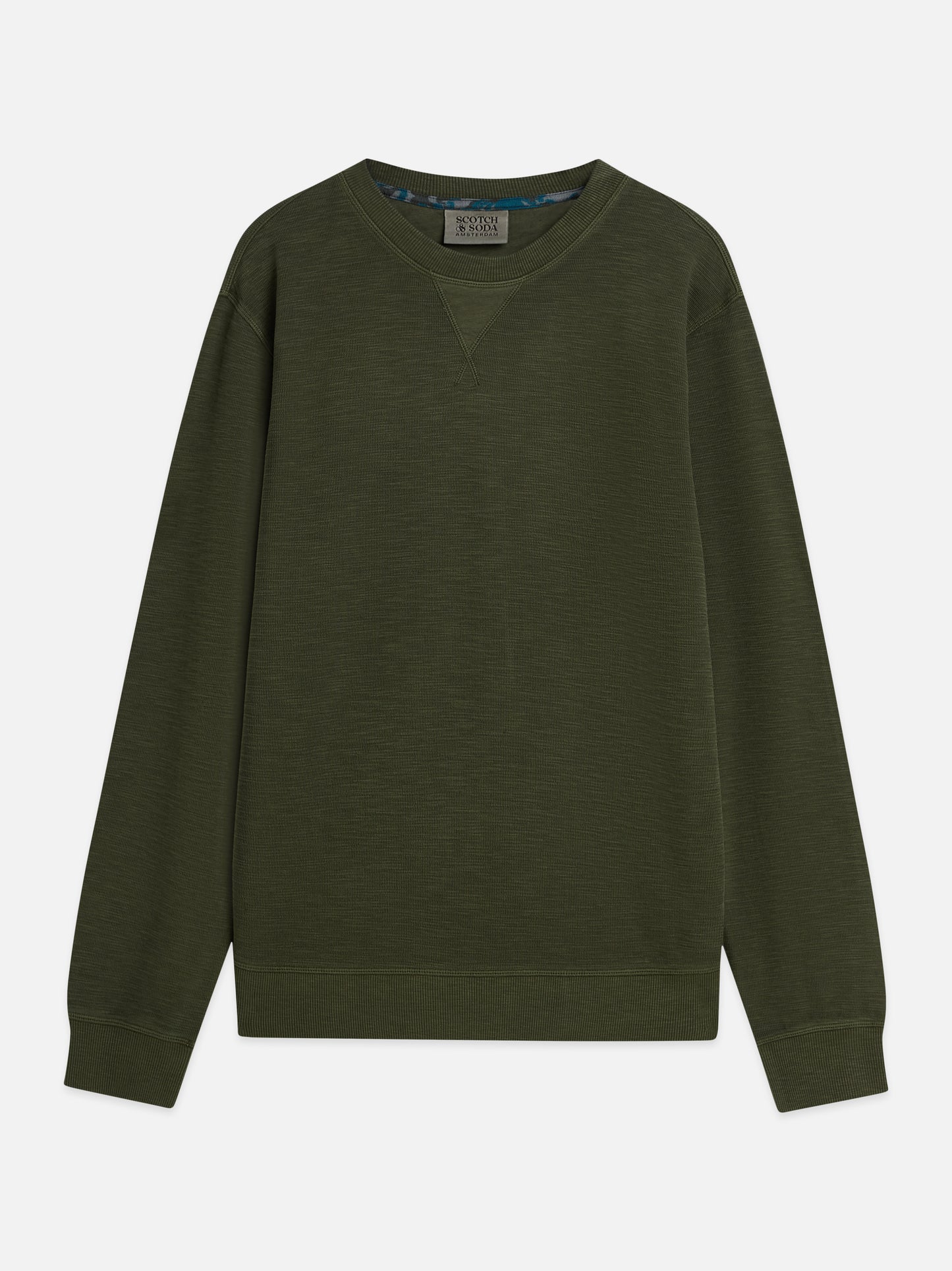 Dark Slate Gray סווטשירט לגברים Garment-Dye SCOTCH & SODA