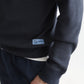 Black סווטשירט לגברים Garment-Dye SCOTCH & SODA