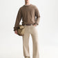 White Smoke סווטשירט לגברים Washed SCOTCH & SODA