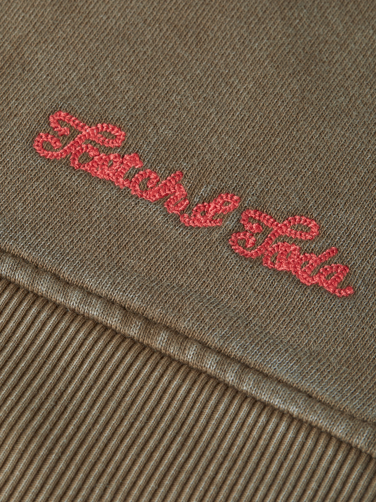 Dark Olive Green סווטשירט לגברים Washed SCOTCH & SODA