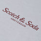 Gray סווטשירט לגברים Front And Back Artwork SCOTCH & SODA