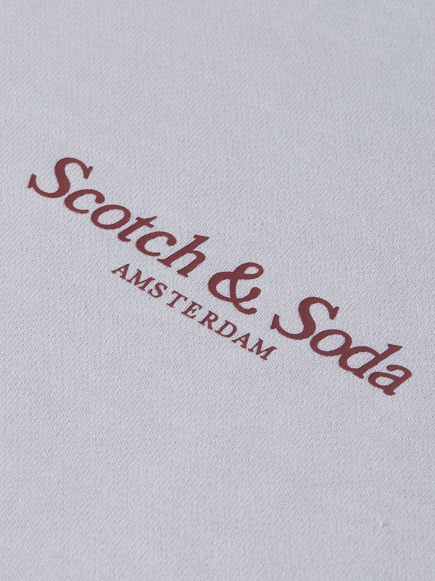 Gray סווטשירט לגברים Front And Back Artwork SCOTCH & SODA