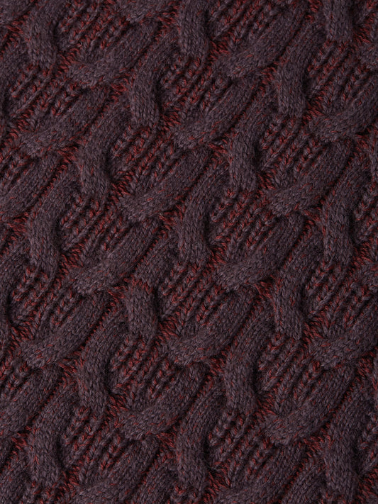 Dark Slate Gray סוודר לגברים V-Neck Wool-Blend SCOTCH & SODA