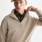 White Smoke סוודר לגברים Troyer Zip SCOTCH & SODA