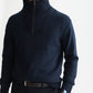 Black סוודר לגברים Troyer Zip SCOTCH & SODA