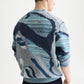 White Smoke סוודר ז'קארד לגברים Jacquard Cotton SCOTCH & SODA