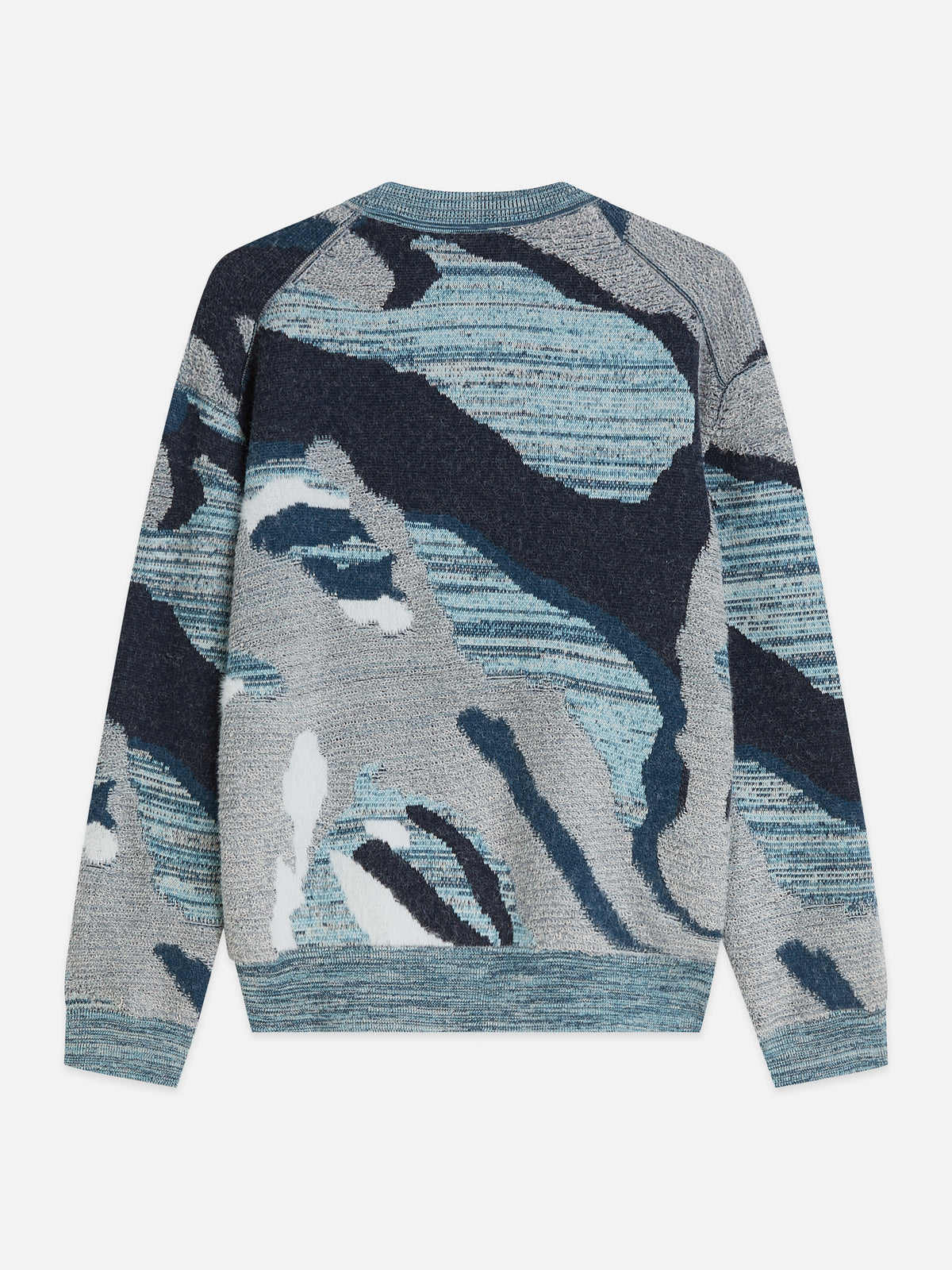 White Smoke סוודר ז'קארד לגברים Jacquard Cotton SCOTCH & SODA