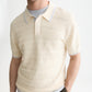 Seashell חולצת פולו לגברים Structured Knitted SCOTCH & SODA