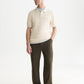 White Smoke חולצת פולו לגברים Structured Knitted SCOTCH & SODA
