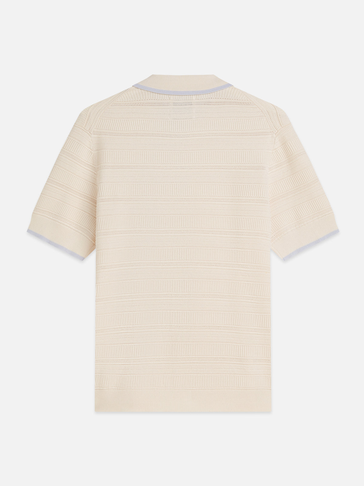 Light Gray חולצת פולו לגברים Structured Knitted SCOTCH & SODA