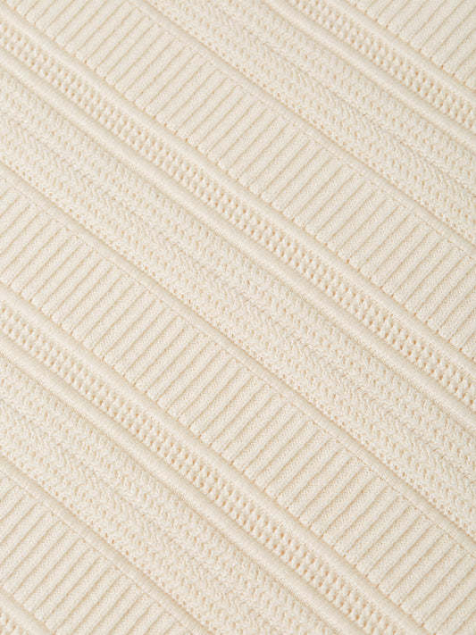 Light Gray חולצת פולו לגברים Structured Knitted SCOTCH & SODA
