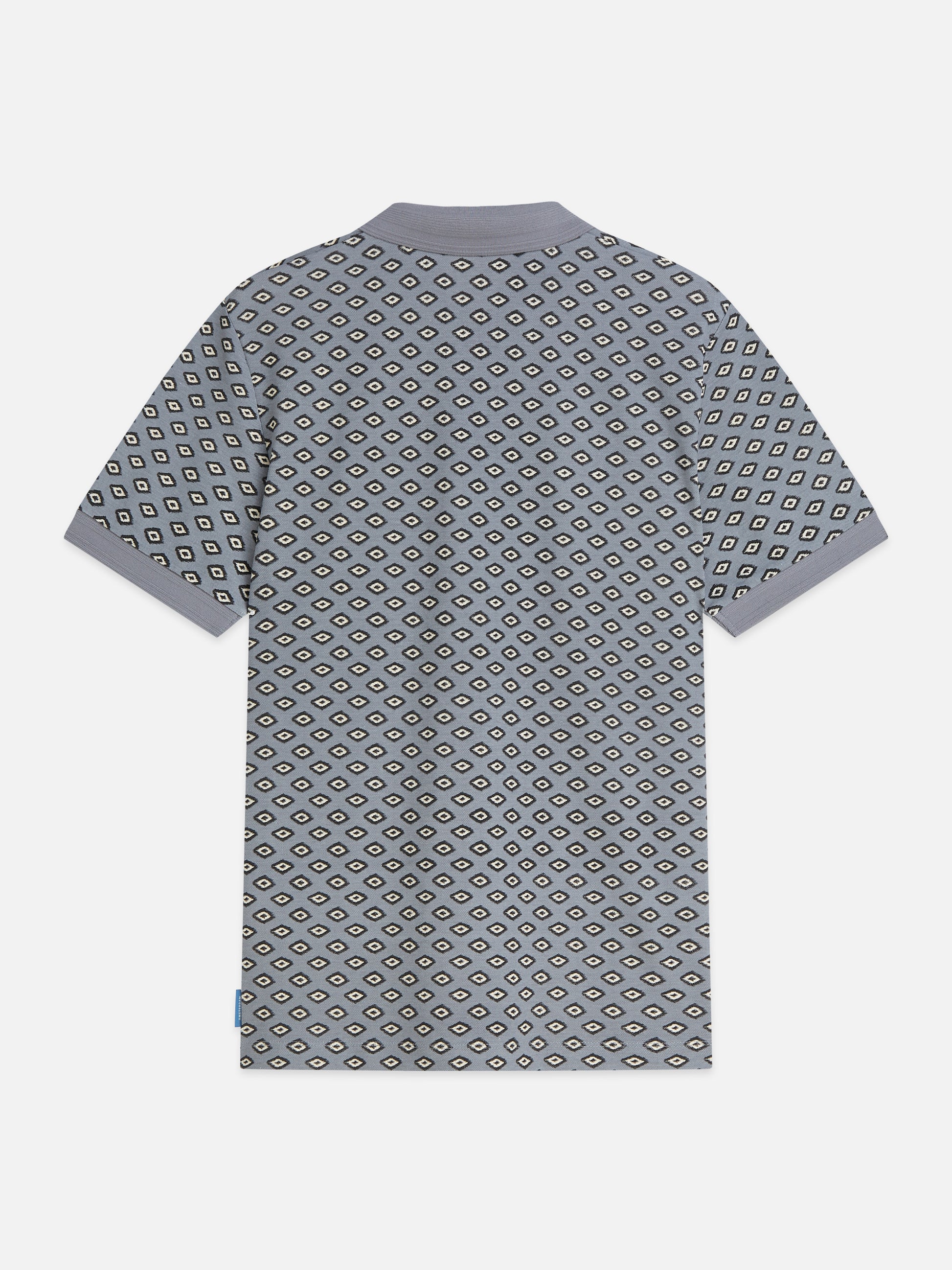 White Smoke חולצת פולו לגברים Micro-Printed SCOTCH & SODA