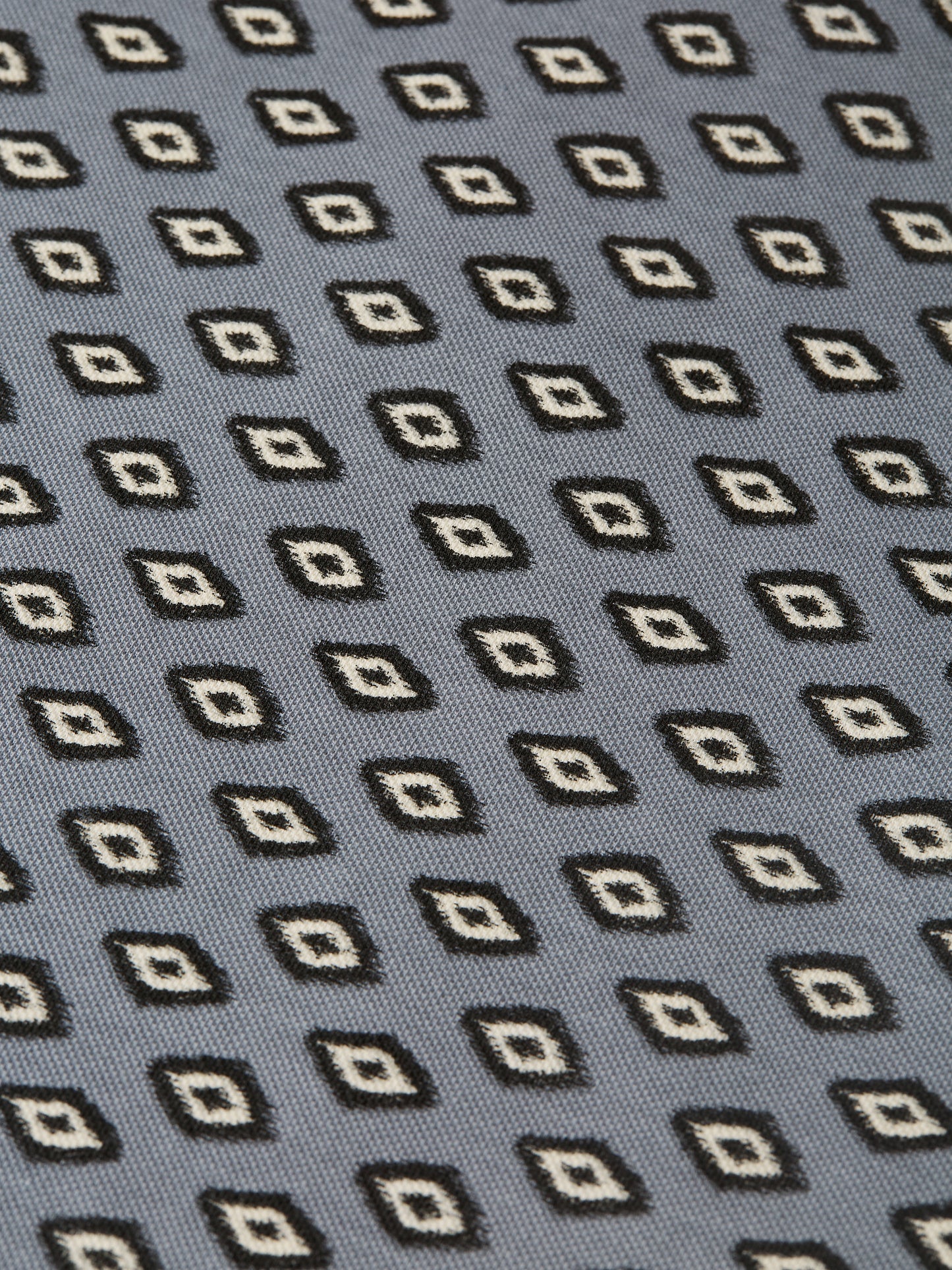 Light Slate Gray חולצת פולו לגברים Micro-Printed SCOTCH & SODA