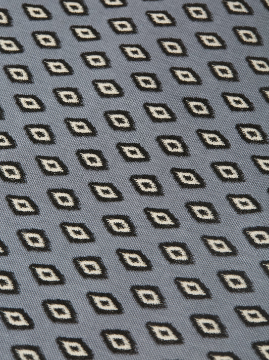 Light Slate Gray חולצת פולו לגברים Micro-Printed SCOTCH & SODA
