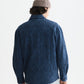 Dark Slate Gray ג'קט ז'קארד לגברים Jacquard Stripe Overshirt SCOTCH & SODA