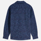 Dark Slate Gray ג'קט ז'קארד לגברים Jacquard Stripe Overshirt SCOTCH & SODA